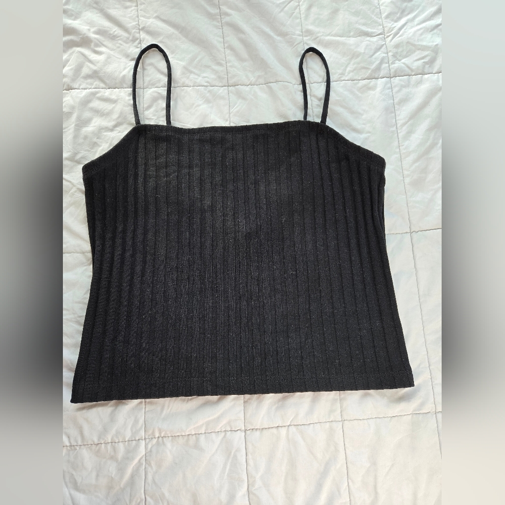 Universal Thread Black Ribbed 2 Pcs Set Size M Ma… - image 3